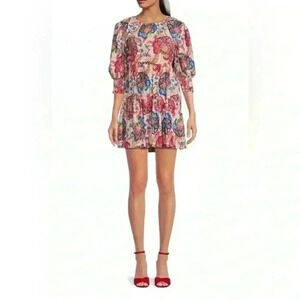 Miss‎ Los Angeles Honor Floral Mini Dress Size M